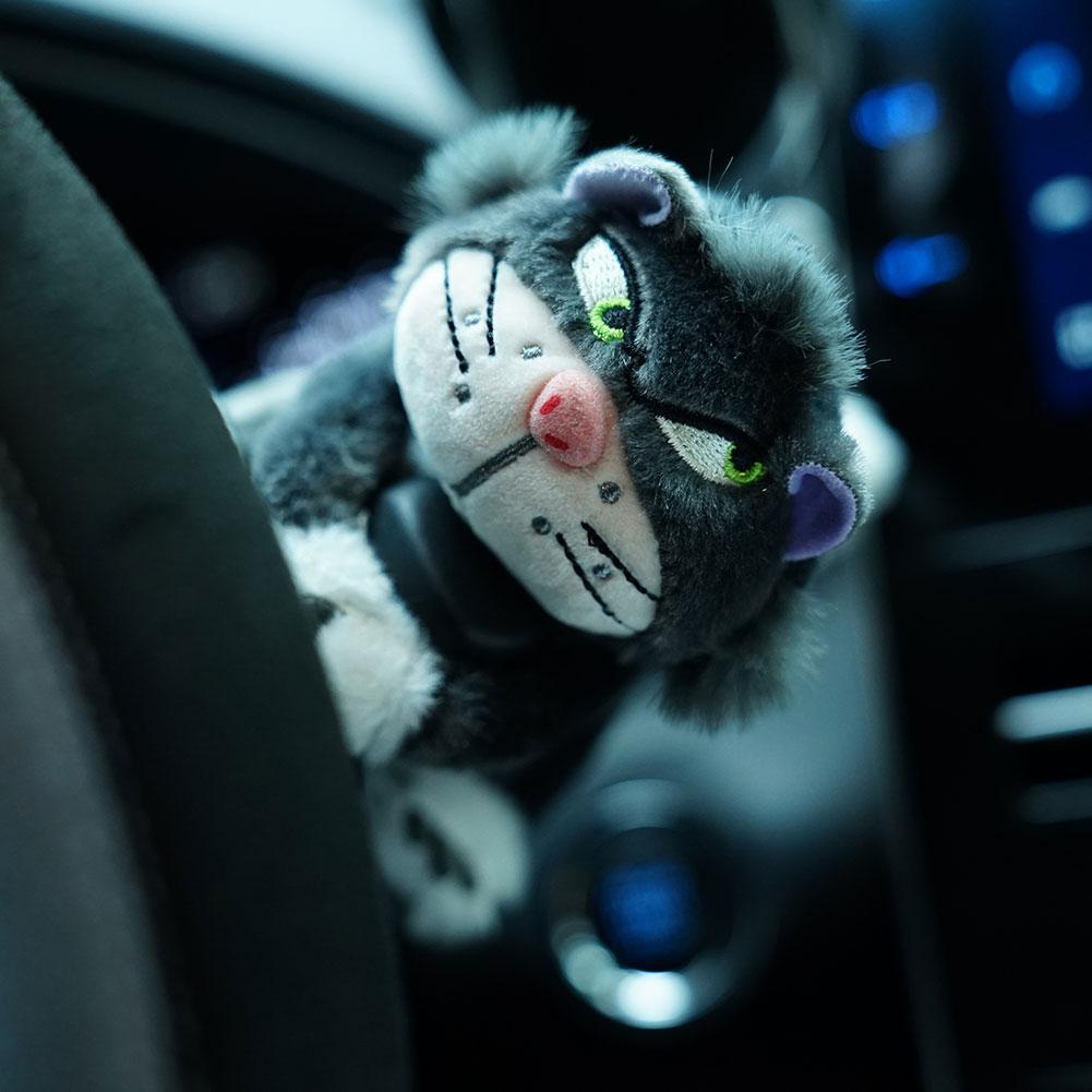 Car Decoration Cat Plush Doll Turn Signal Wiper Shift Handle Dashboard Decotive Ornament Car Styling Car Interior Accessories