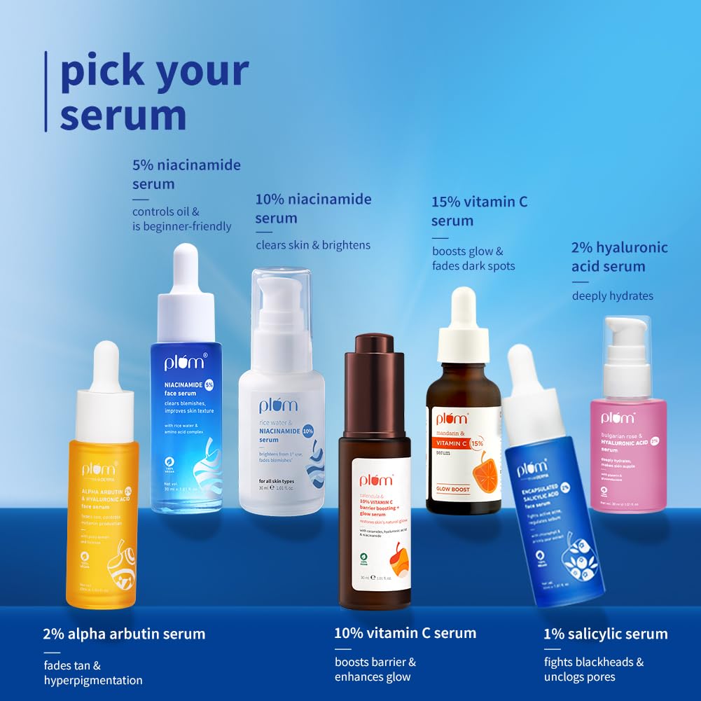 Plum 2% Encapsulated Salicylic Acid Face Serum | Fights Active Acne, Controls Oil & Soothes Inflammation | Lightweight & Quick-Absorbing Serum for