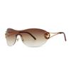One-piece INS wind one-piece sealing glasses charm modern retro sunglasses trendy street sunglasses