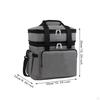 Cold Bag Expandable Container Thickened Food Double Level for Camping Office of The