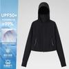 Wenhouu small short sunscreen clothes women's summer thin UV protection slim and thin ice silk sunscreen jacket