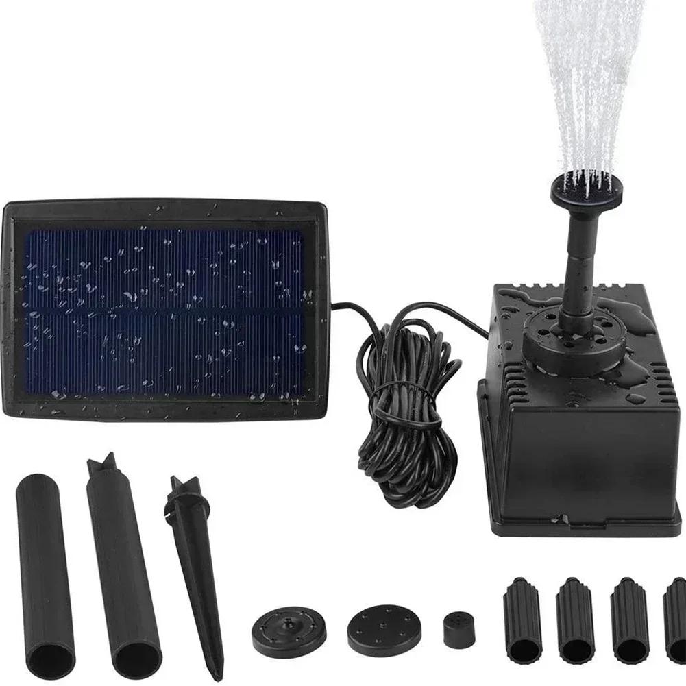 1.5W 7V Outdoor Solar Pool Pump Fish Tank Reservoir Watering System Solar Fountain Pump With Filter Tools Accessories Solar