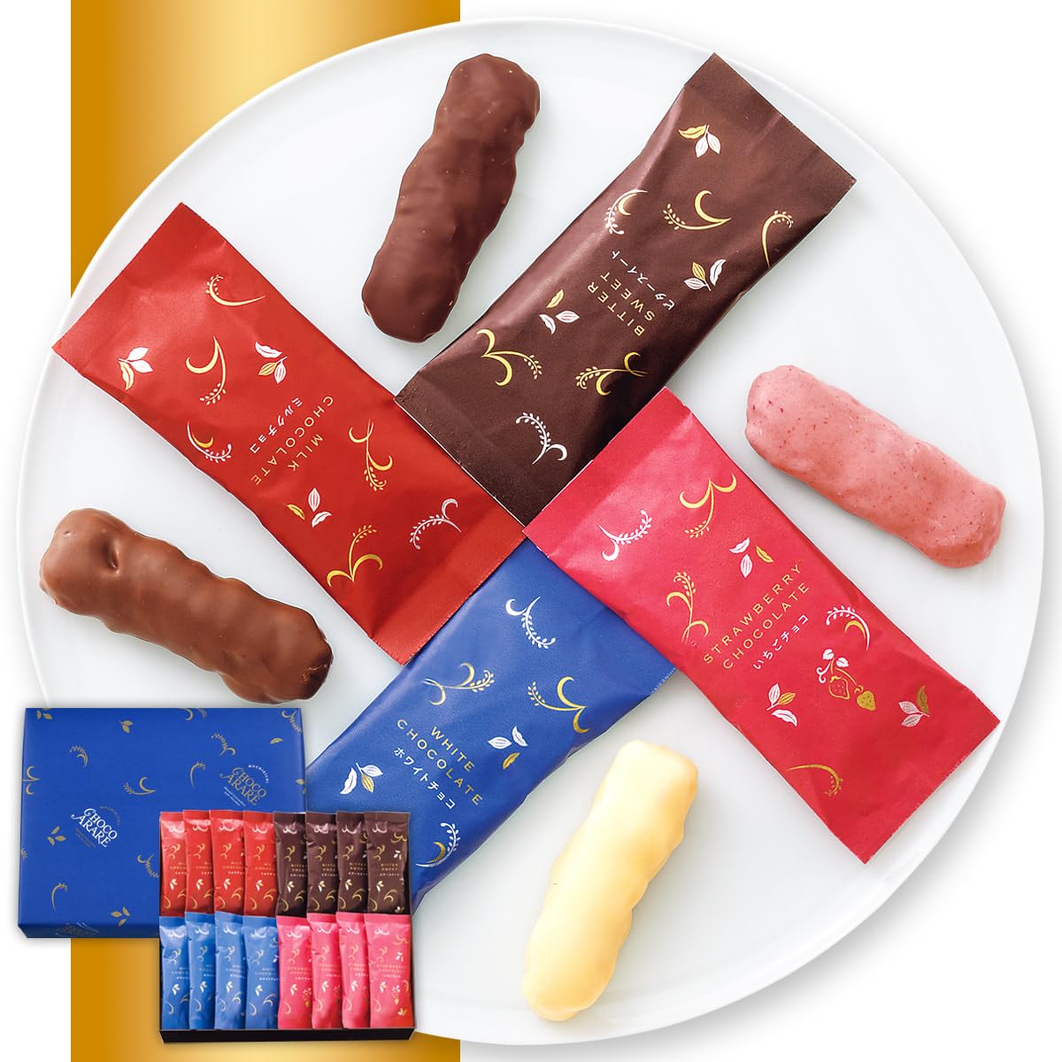 

Choco Arare Подарочный набор из 4 средних банок, (28 бутылок)