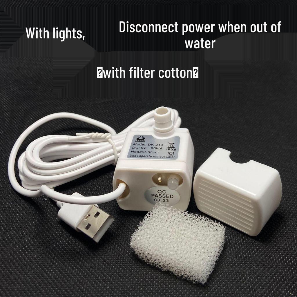 USB Cat Drinking Fountain: Silent Water Circulation Pump for Pets