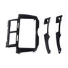 Panel Frontal para Radio Estéreo 2DIN para Coche, Panel de Marco para Salpicadero, Reemplazo para Yaris Vitz Platz 2005‑2011 Negro