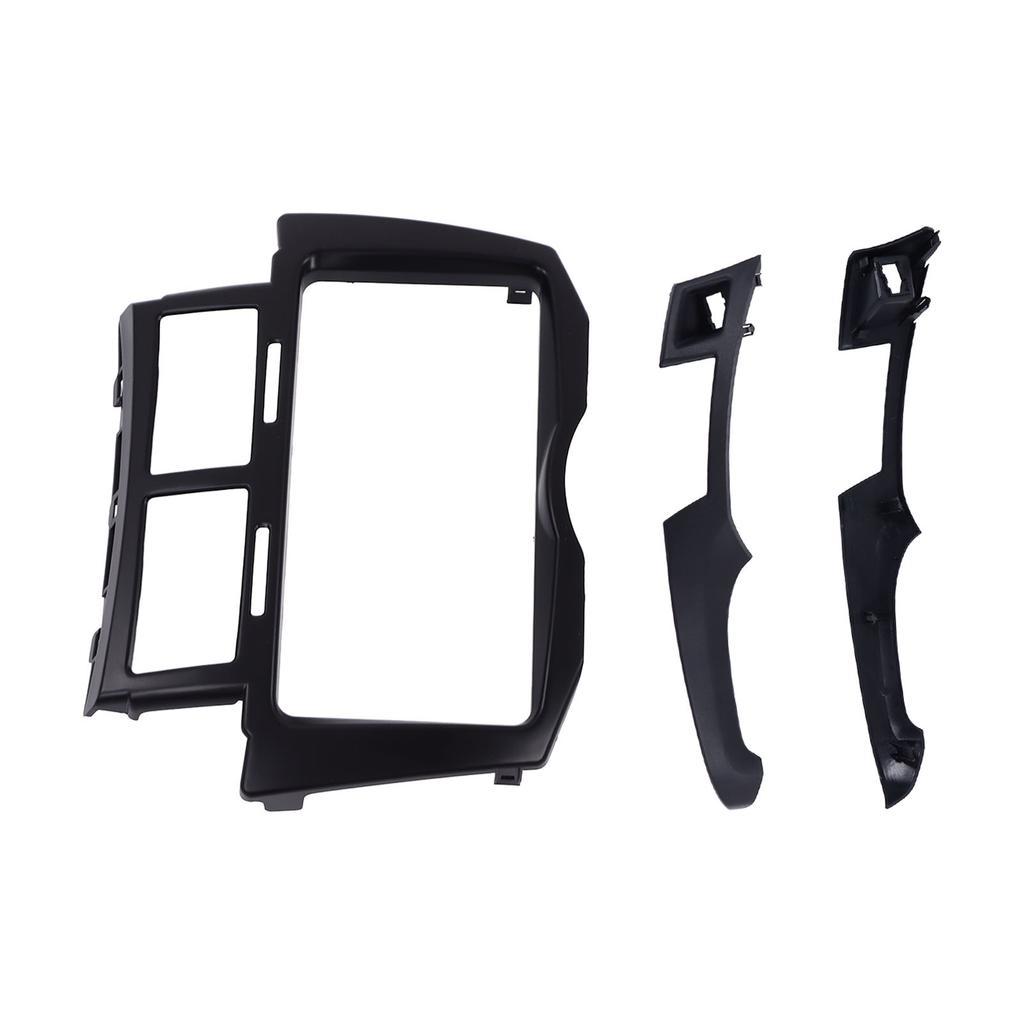 Panel Frontal para Radio Estéreo 2DIN para Coche, Panel de Marco para Salpicadero, Reemplazo para Yaris Vitz Platz 2005‑2011 Negro