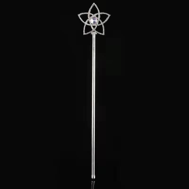 Princess Rhinestone Star Scepter Crown Fairy Wand