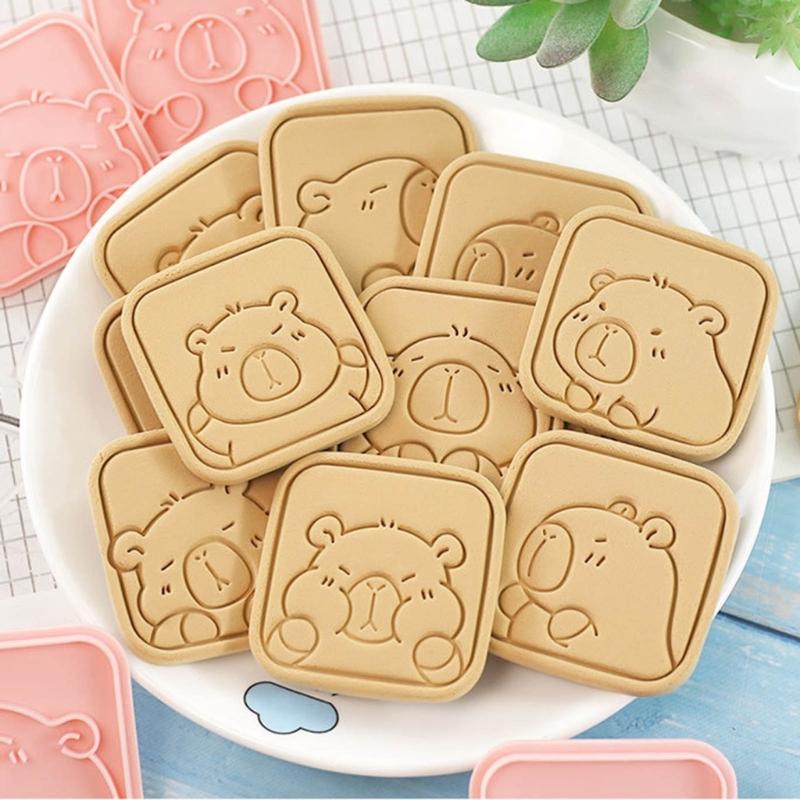 10Pieces Delicate Capybara Cookie Cutter Set Biscuits Stamp For Exciting Baking Projects And Pleased DIY Experience