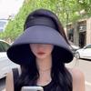 Foldable Lightweight Sun Visors Hat for Women with Adjustable Fit for Hiking and Gardening Ponytail Beach Hat