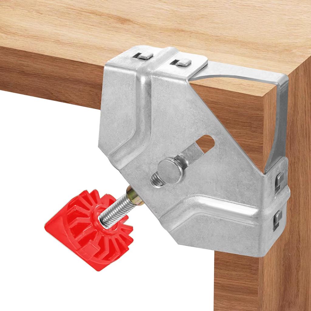 2/4pcs Corner Clamps For Woodworking 90 Degree Right Angle Clamp with Adjustable Swing Jaw For Wood Metal Pipe Steel Rod Glass