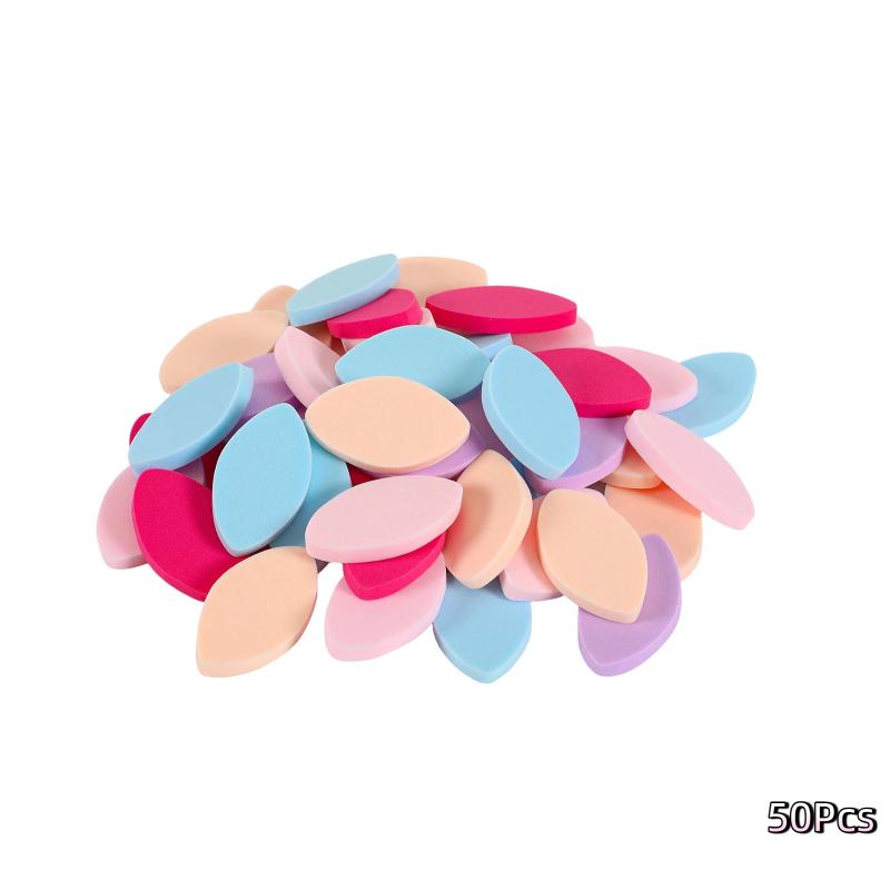 20/50Pcs Soft Sponge False Eyelash Pads Colorful Reusable Makeup Puffs Lash Map Chart Wispy Lashes For Beginner Training