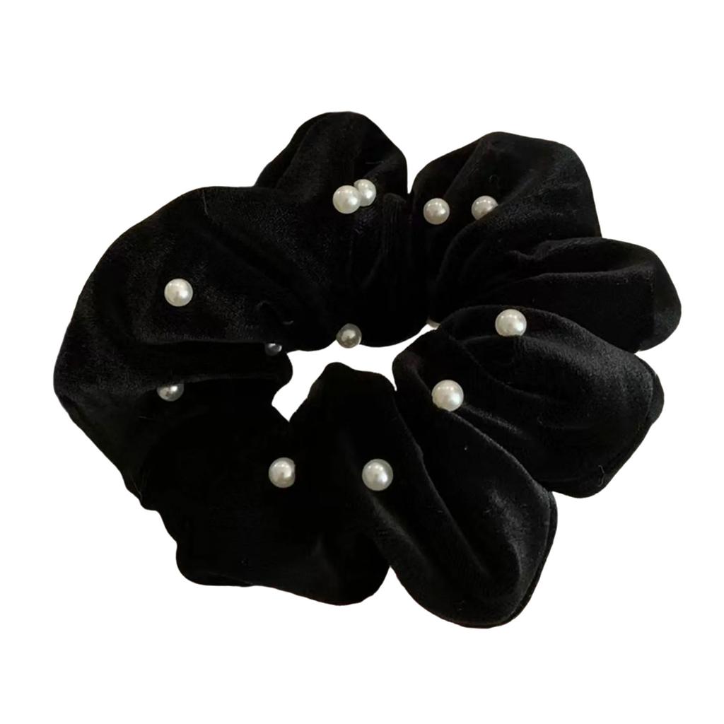 Elegant Faux Faux Pearls Hair Band Elastic Scrunchies Stylish Hair Tie For Women Girls Party Event Fashion Accessories Gift