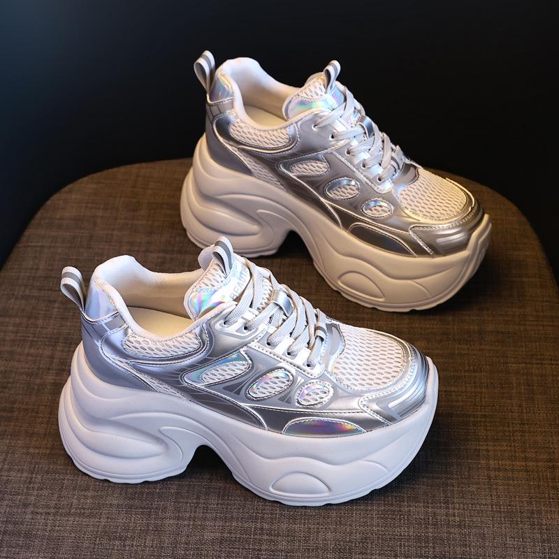 HC3559-2 Women's Petite Hidden Heel Dad Sneakers - Spring 2025 Collection