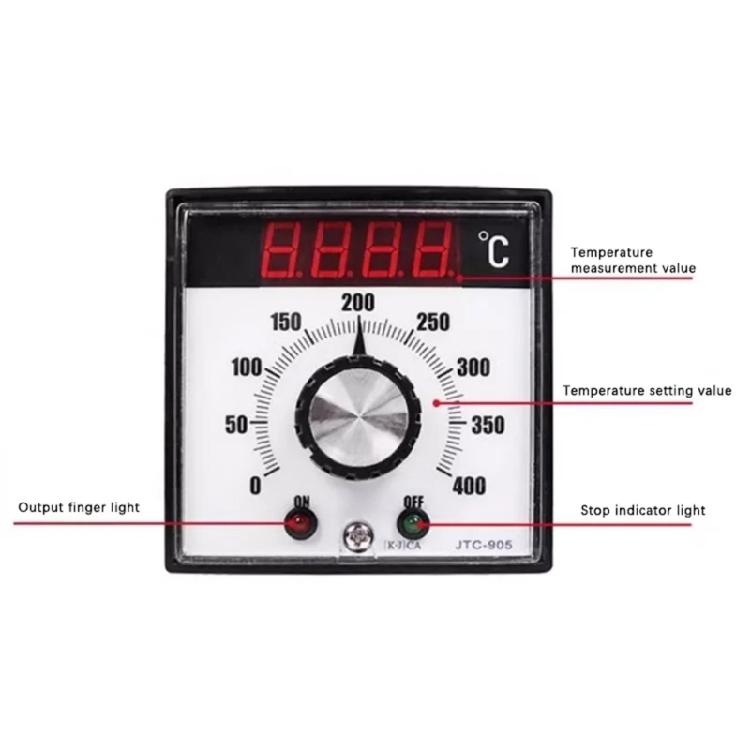 Energy Efficient Microwave Controller with Digital PV Display and Short Circuit Prevention Mechanism Plastic Texture