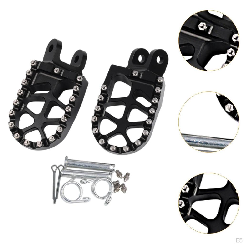 Foot Pegs for 600 XL600V Motorbike Accessories Aluminum Alloy Non-Slip Components
