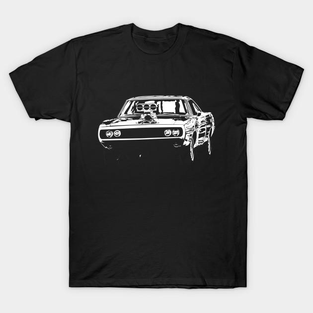 

Men Black Print T-shirt Toretto S Charger No-Cut Transfer Paper Print Cotton Tshirt - Men s Summer Cotton Graphic Tee S разноцветный
