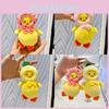 Charming Soft Toy Duck Pendant Keychain Featuring Vibrant Colors For Accessories