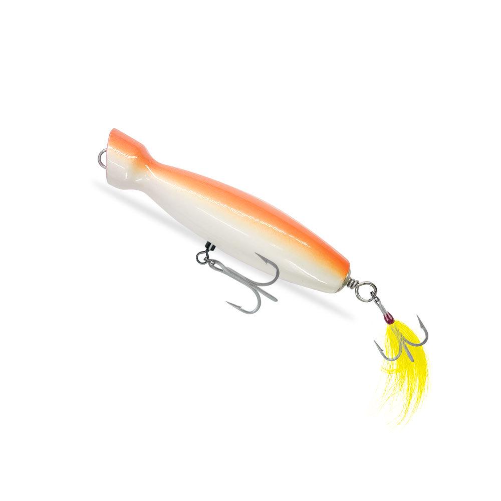 Seasky 5.5" Wooden Popper Fishing Lure for Tuna & Sea Bass