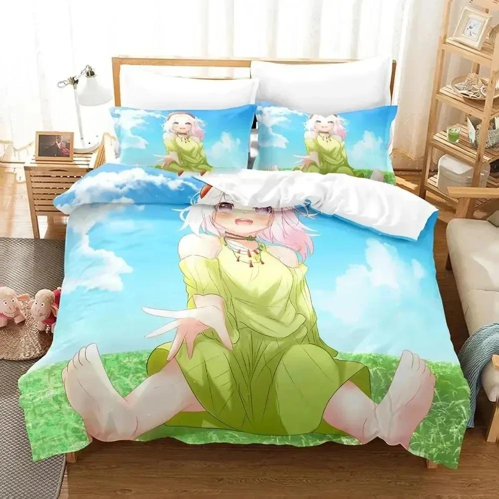 3D Print Anime SELECTION PROJECT Beding Set Soft Duvet Cover Bed Linen Set Comfortable Quilt Cover Pilowcase Warm Comforter king Quen Sized Dimensions
