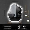Irregular Shape LED Vanity Mirror: Wall-Mounted, Luminous, Smart Cloud Bedroom Makeup Mirror with Lights