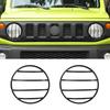 SHINEKA Lamp Hoods Car Front Headlight Lamp Decoration Cover for Suzuki Jimny 2019 2020 2021 2022 2023 Up Exterior Accessories