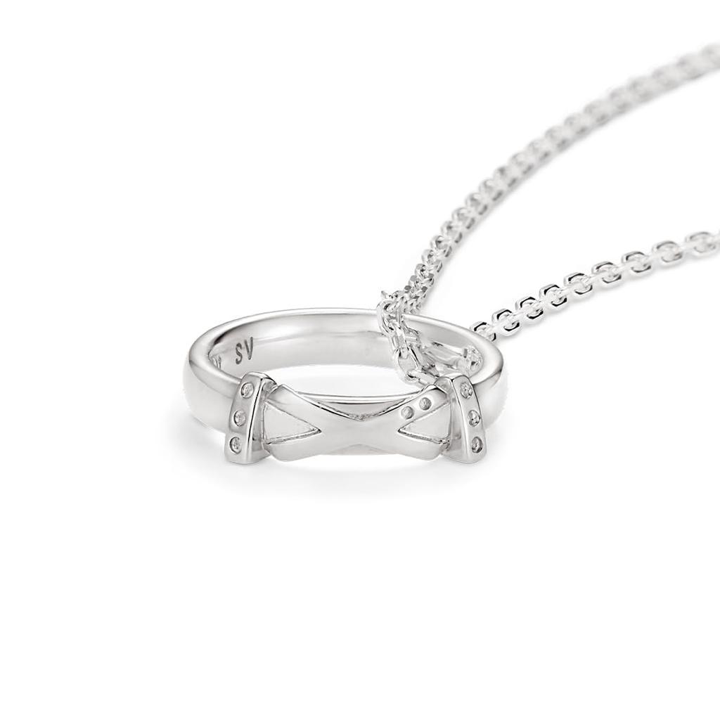 [U-Treasure] TV Anime "My Hero Academia" Merchandise Necklace Ring Necklace Katsuki Bakugo Silver