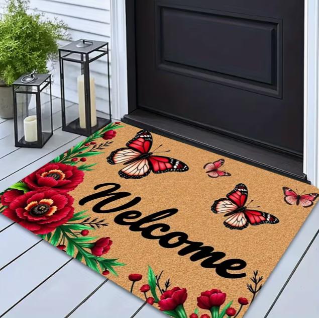 1 Piece of Beagle PU Floor Mat for And Durable Door Mat Suitable for Living Room Kitchen and Outdoor Use Home Decoration Rugs