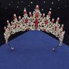 Gorgeous Crystal Crown Headbands Royal Queen Tiaras Birthday Party Wedding Hair Jewelry Bridal Diadem Princess Headdress Bride