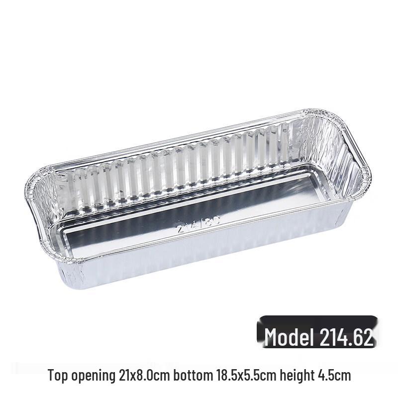 Kashicong Disposable Rectangular Aluminum Foil Trays