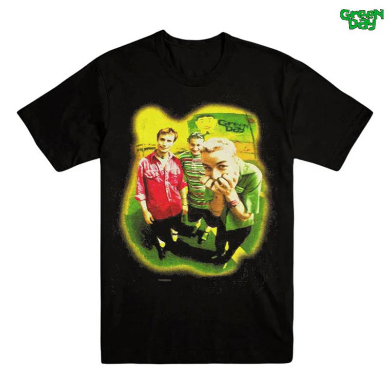 Green Day Green Day Tour Around 2025 Short Sleeve T-shirt Men s and Women s Rock and Roll Music Render Unlined Upper Garment S разноцветный