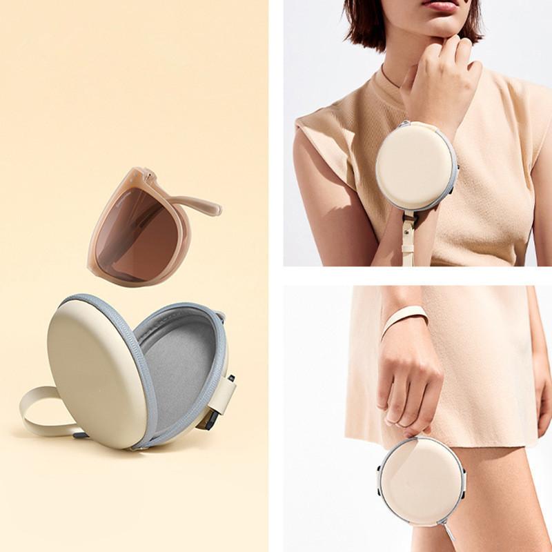 Folding Sunglasses Female Summer Uv Protection Star Same Sunscreen Glasses Fashion Same Sunglasses