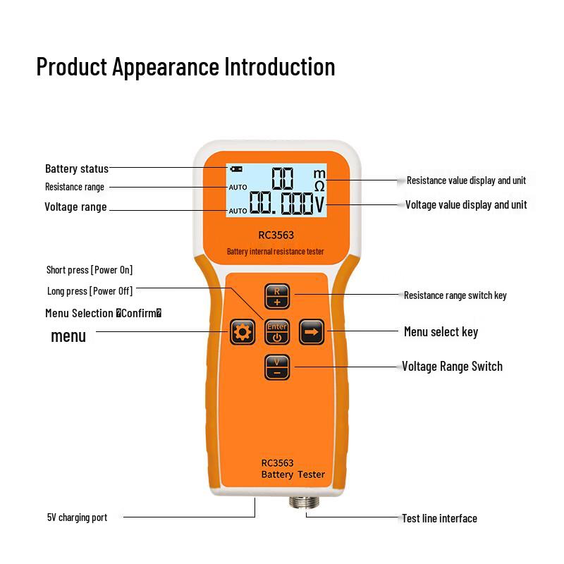 RC3563 Battery Internal Resistance Tester (CN version)