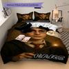 Custom Name Cartoon Harryl Bedding 3 Piece Set HD Print Duvet Cover Pillowcases for Teens Adult Bedroom Decoration