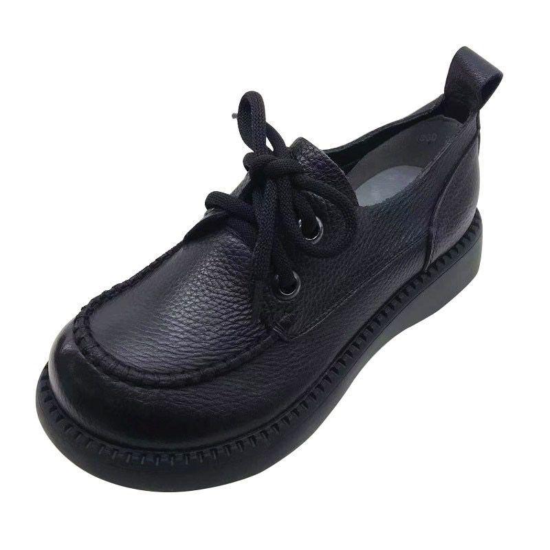 Women's Genuine Leather Soft Sole Loafers - 2025 New Casual Cowhide Shoes