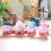 Adorable Pink Kirby Plush Toy Keychain Soft Bag Charm Cute Stuffed Animal Doll