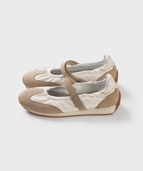 [Stoe] Heidi Mary Jane Sneakers, White STSH261-SN1375
