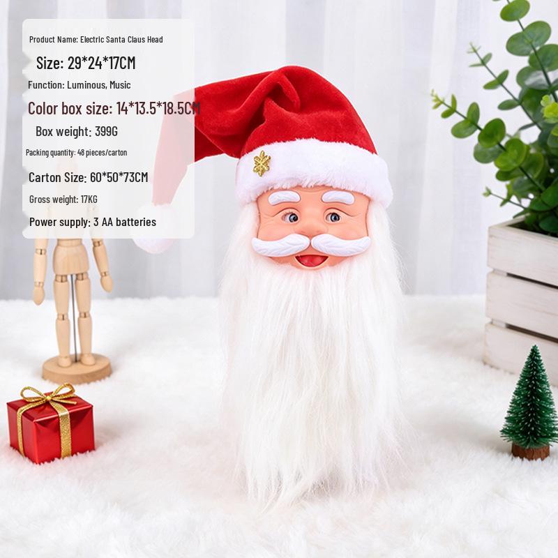 Electric Climbing Ladder Santa Claus Toy for Kids' Christmas Decoration