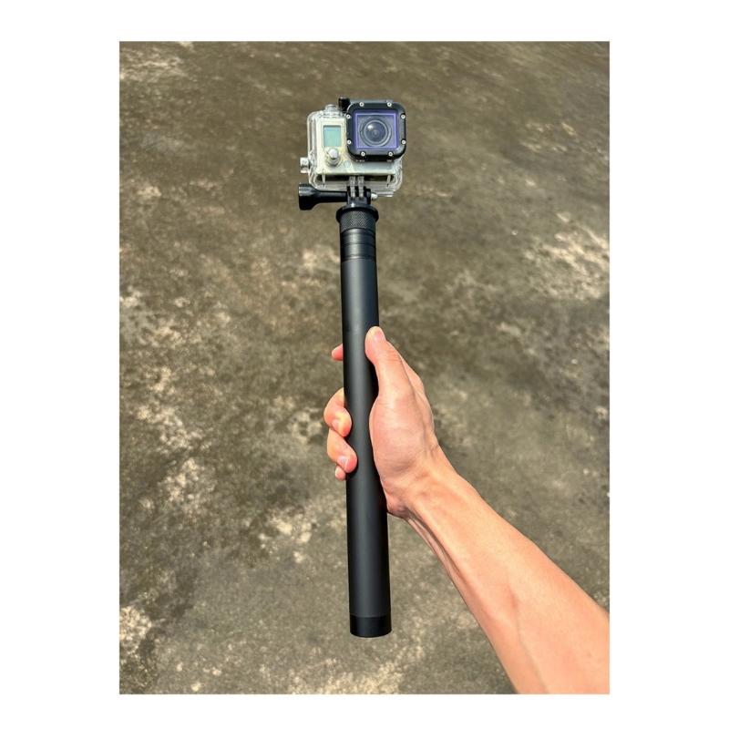 Strong Aluminum Extension Rod For Sports Camera Phone Clip And Stand 1/4 Screw Selfie Stick Extender
