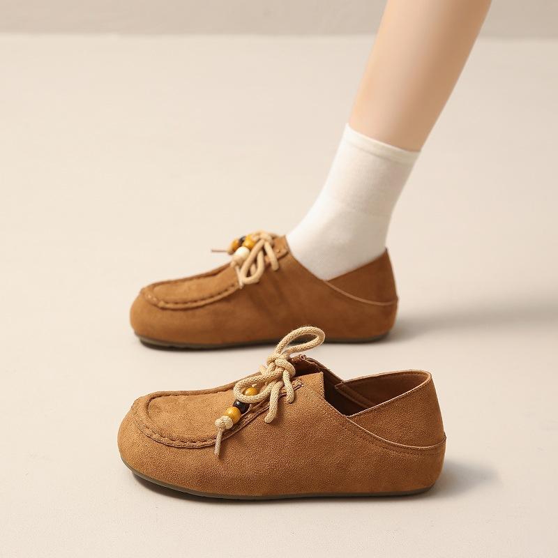 Retro matte Birkenstocks autumn wear 22 new thick-soled inner height increase casual loafers