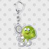 Hobby Sports Lover Tennis Ball Keychains for Accessories Bag I Love Bike Car Keyrings Jewelry Friends Father Boyfriends Gifts