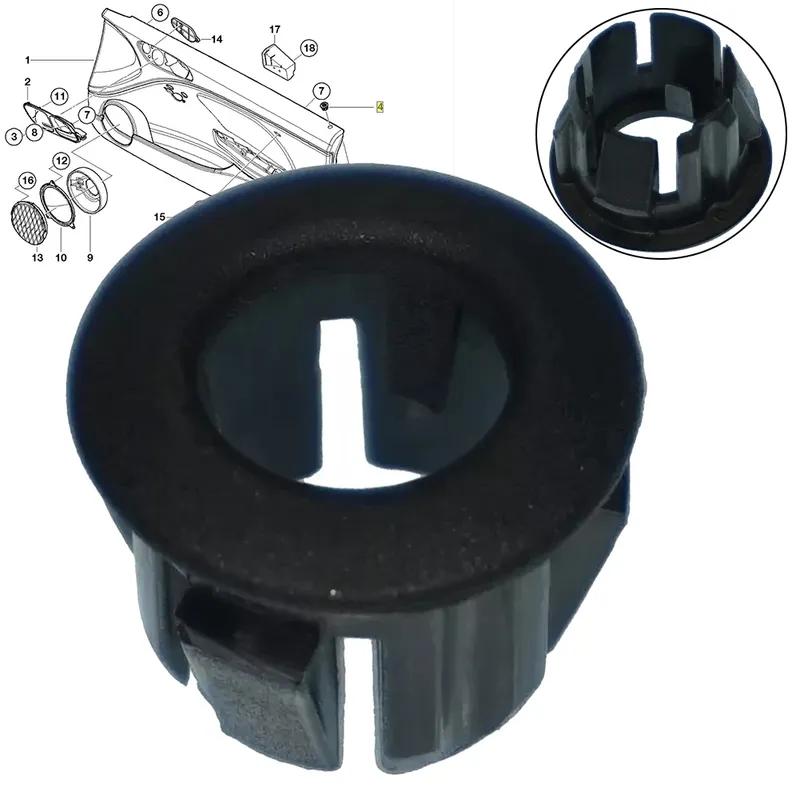Door Lock Pin Button Part Accessory ABS Button Trim Black Door Lock Pin Trim Easy To Use OEM Number 51418223132
