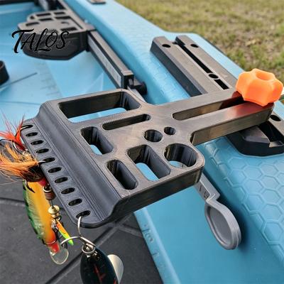 Heavy Duty Vistuighouder Kayakhouder, Past op Standaard T-Track Kayak, Haken voor Lure Accessoires, Opbergruimte voor Uitrusting voor Boot, Accessoires
