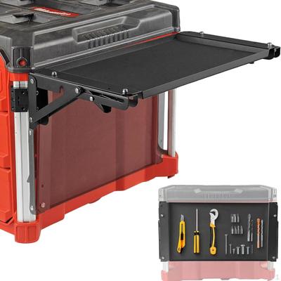 Folding Tool Box Tray Side Storage Shelf Versatile Carbon Steel Sturdy Easily Install
