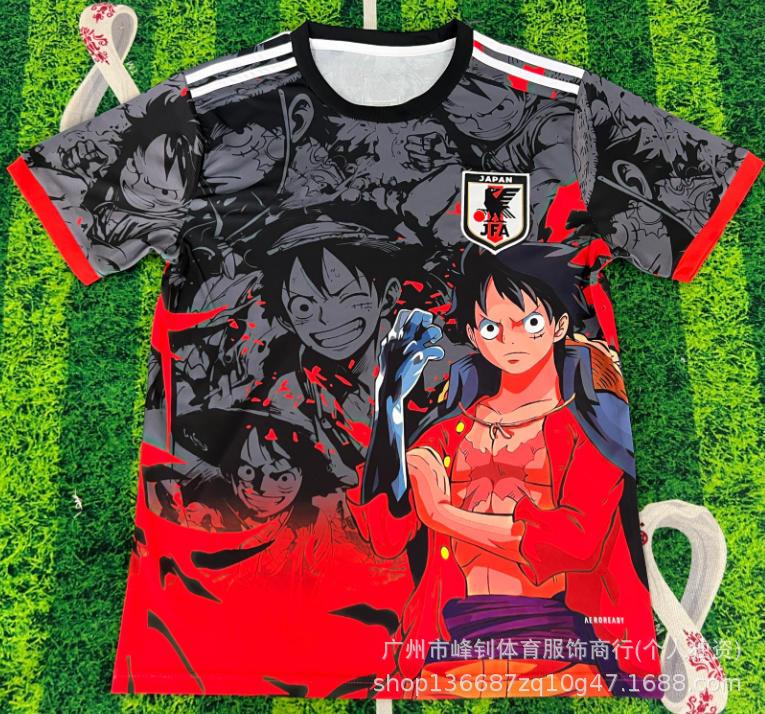 Maillot de football animé Coupe du Monde 2026, maillot thème dessin animé japonais, maillot de sport respirant pour l'entraînement