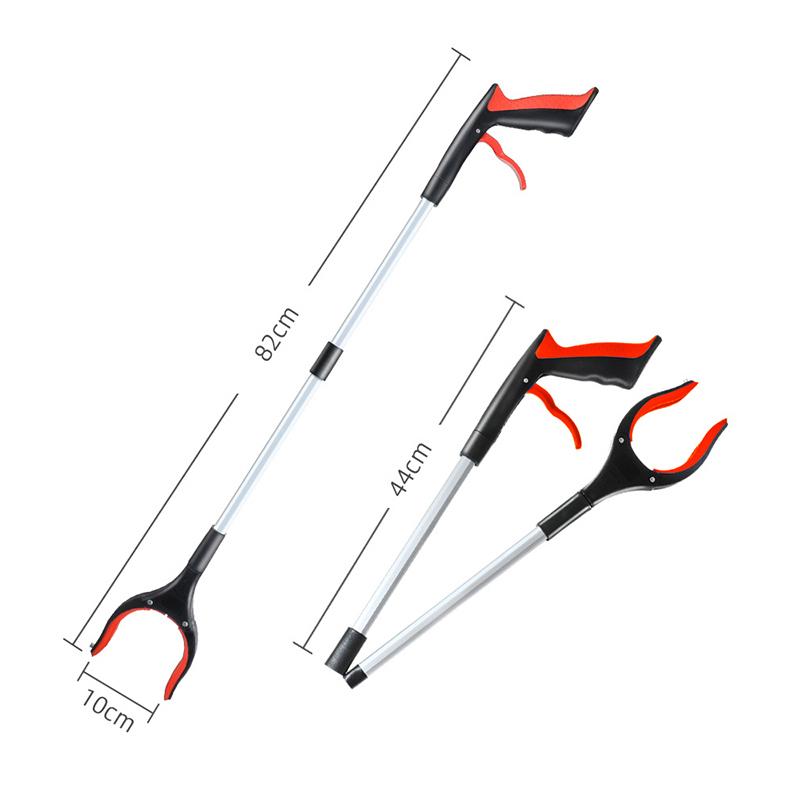 Foldable Gripper Extender Hand Tool Collapsible Litter Reacher Picker Garbage Pick Up Accessory