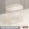 Clear Acrylic Makeup Organizer Shelf Desktop Cosmetic Storage Rack for Bathroom Vanity Skincare Countertop