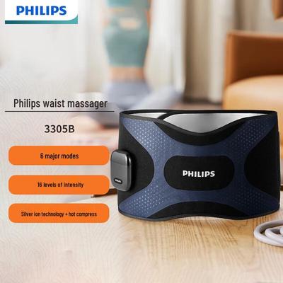 Massageador Philips Sem Fio EMS para Cintura e Abdômen com Compressa Quente Plugue CN (adaptador incluso)