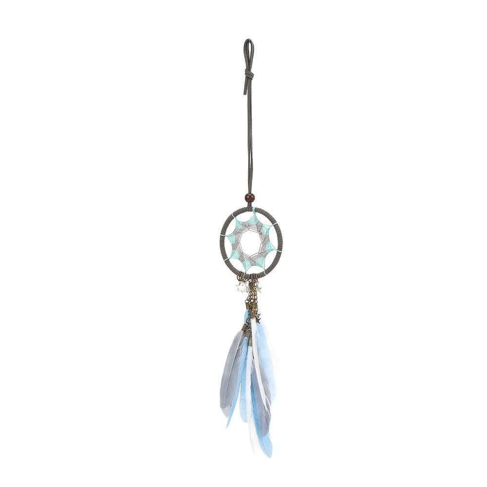 1pcs Handmade Car Hanging Decor Small Size Feather Dream Catcher Dream Catcher Pendant Home Decor