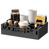 Kaffebar Organizer Solid Multipurpose Trä Kaffekapslar Hållare Lätt att Använda Kryddförvaring Organizer Korg för Hemmabruk