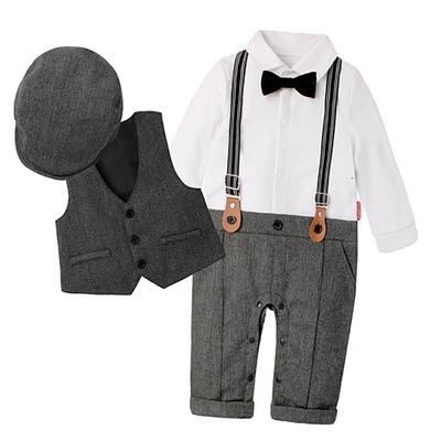 Moms Care Herringbone Snap Space Suit Size 90, Korea Best Childrens Clothes